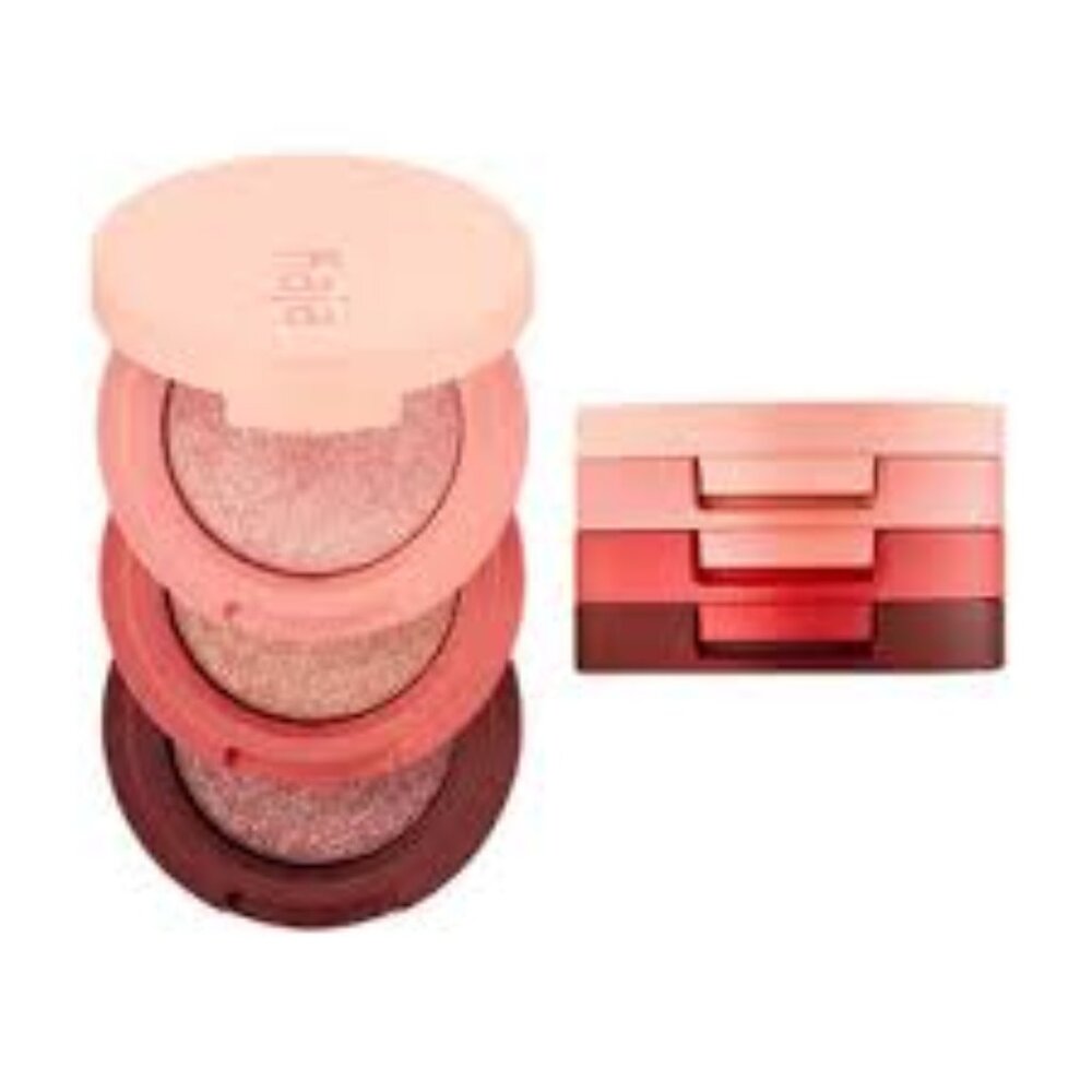 Kaja Eye Bento Bouncy Eyeshadow Trio in Coral Sunrise